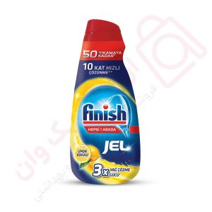 ژل ماشین ظرفشویی فینیش رایحه لیمو 50 بار