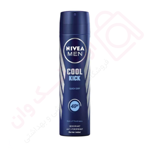 اسپری ضد تعریق مردانه نیوا مدل cool kick حجم 200 میل