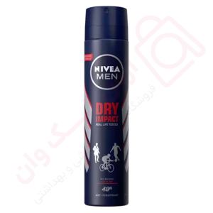 اسپری ضد تعریق مردانه نیوا مدل dry impact حجم 200 میل