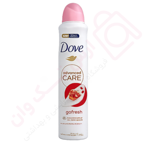 اسپری ضد تعریق داو UK مدل Go fresh رایحه انار حجم 250 میل