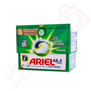 قرص ماشین لباسشویی آریل مدل All in 1 بسته 13 عددی
