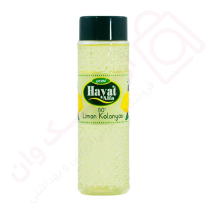 محلول ضد عفونی کننده دست hayat alfa رایحه لیمو حجم 400 میل